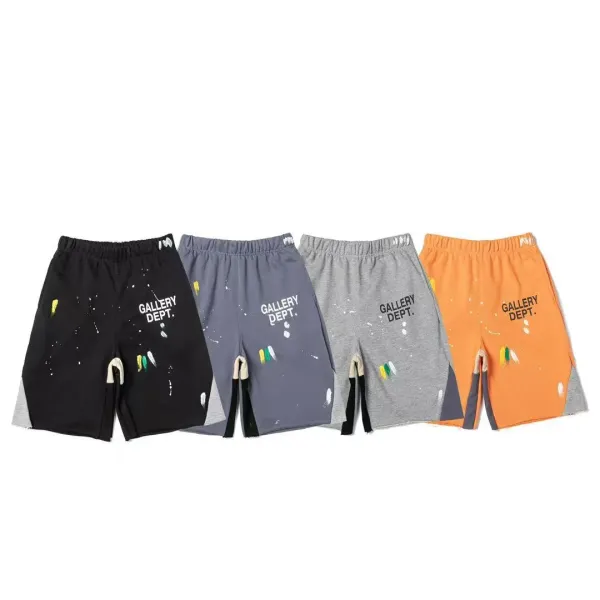Gallery Dept Paint-Splatter Orange Sweatpants - 11