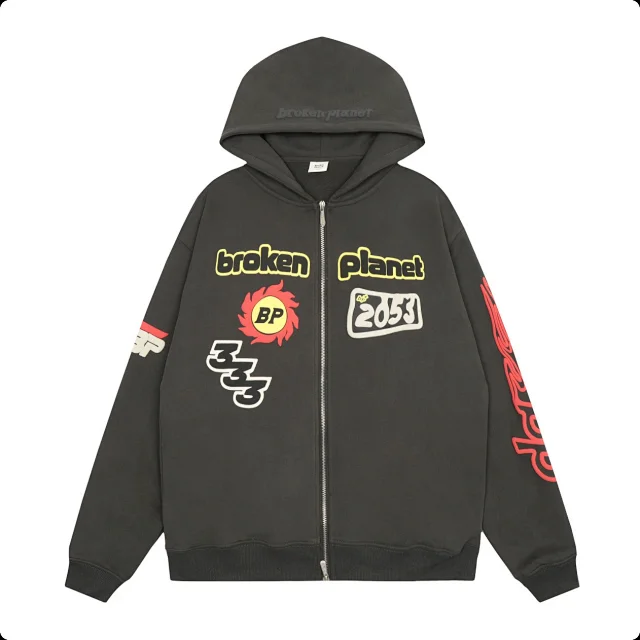 Broken Planet Hoodies & Sweatshirts Graphic Pullover Hoodie product detail image 14