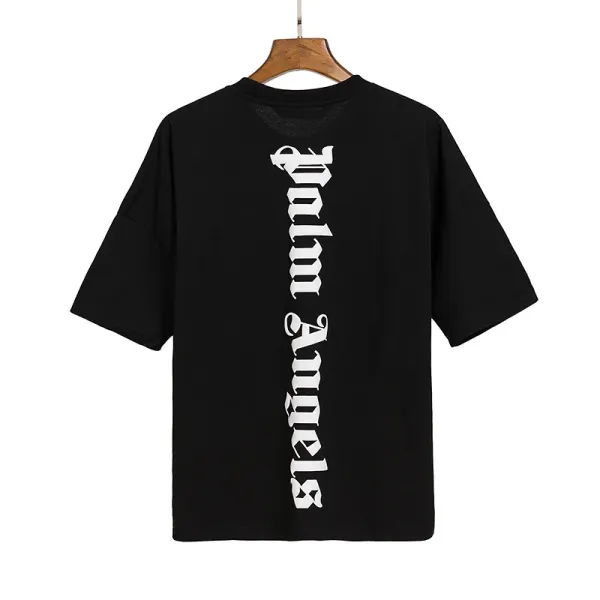 Palm Angels Spray Paint Logo Oversized T-Shirt White - 40