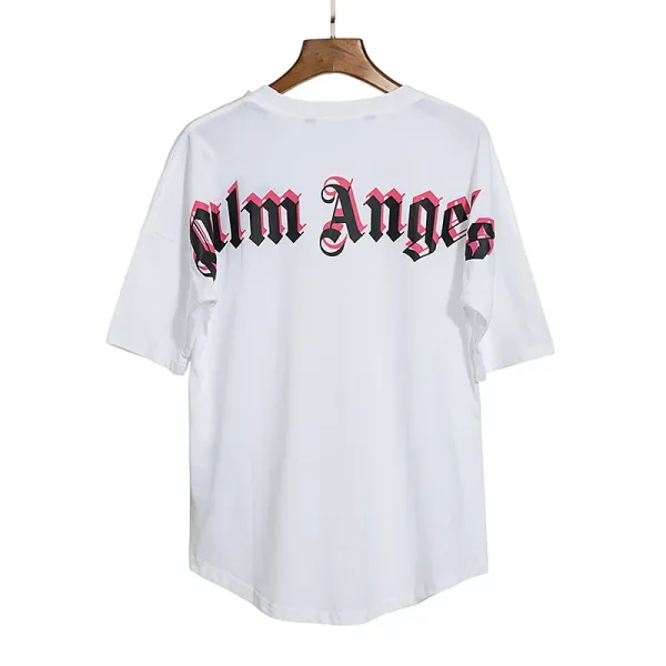 Palm Angels Spray Paint Logo Oversized T-Shirt White - 50