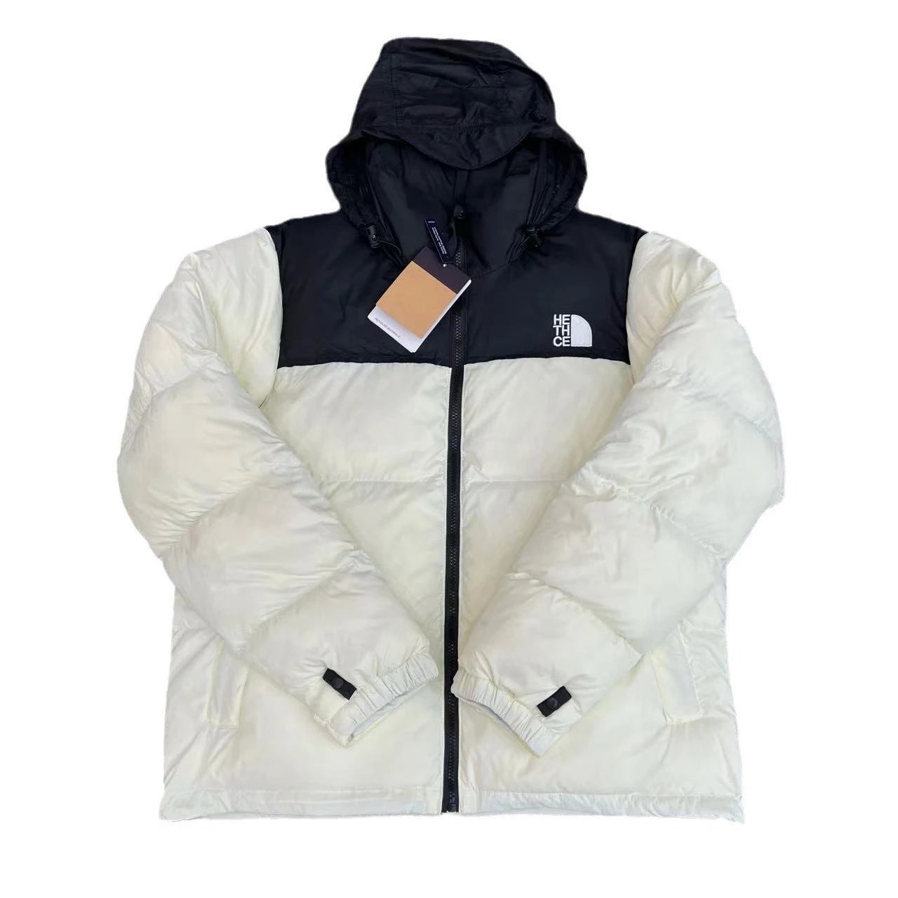 The North Face Down Jackets 1996 hooded color-block puffer image 5