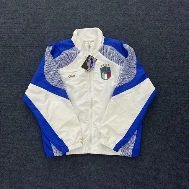 Corteiz Jackets Embroidered Logo Zip-Up Jacket product detail image 2