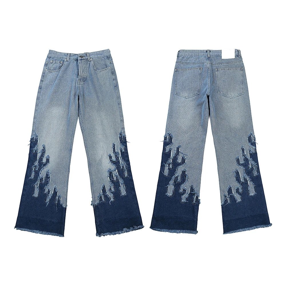 Design Patchwork Desert Camo Flare Pants Multicolor - 10