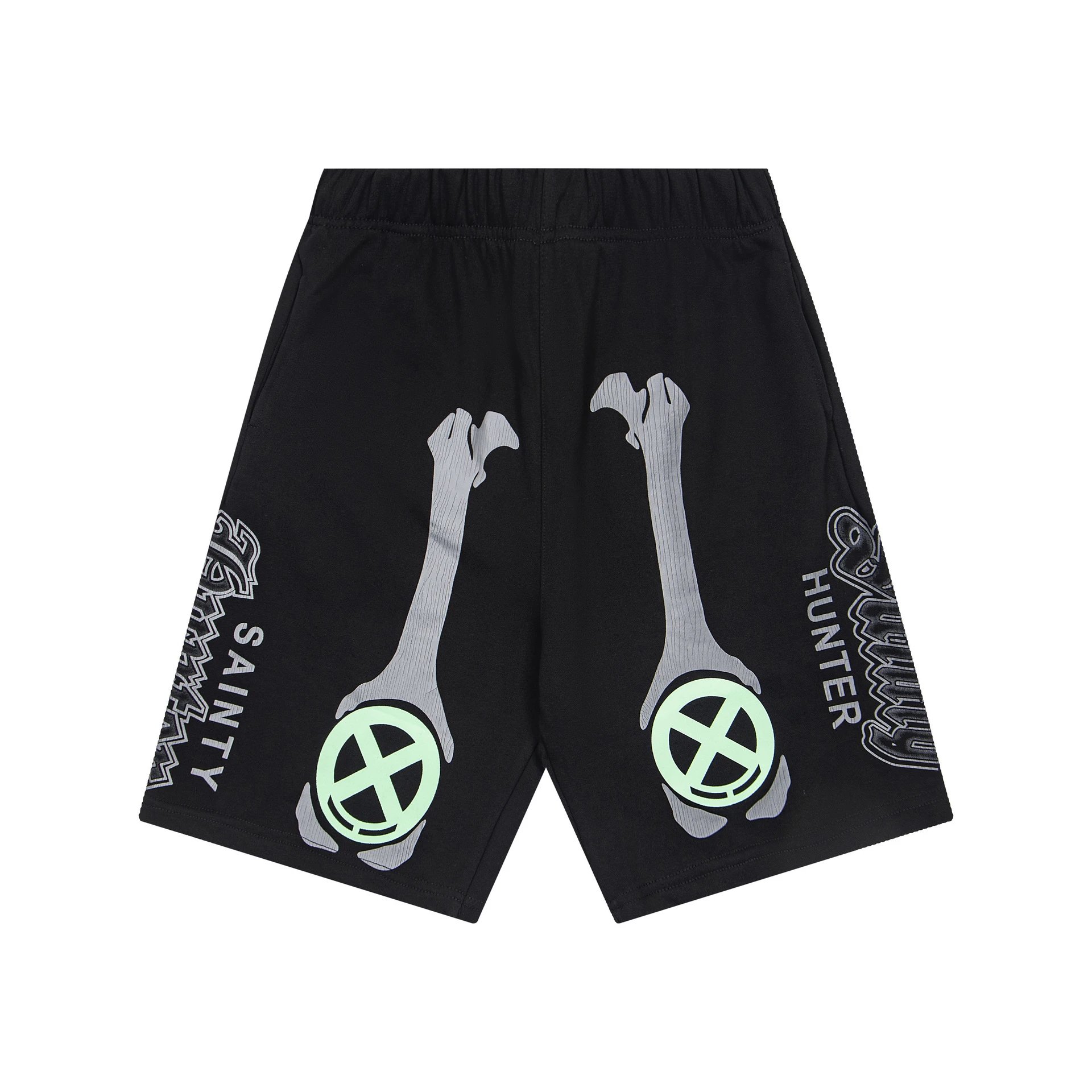 Saint Tears Bone Hunter Shorts Gray - 16