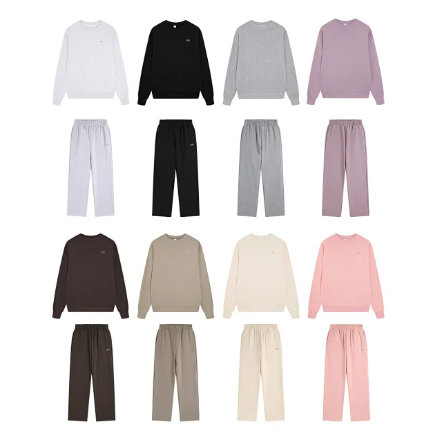 Alo Hoodies & Sweatshirts Embroidered Logo Crewneck Sweatshirt product detail image 8