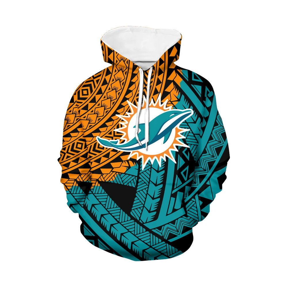 Design Seattle Seahawks Tribal Print Hoodie Multicolor Hoodie - 25