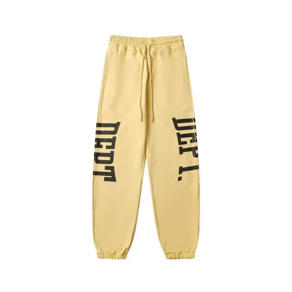 Gallery Dept Paint-Splatter Orange Sweatpants - 71