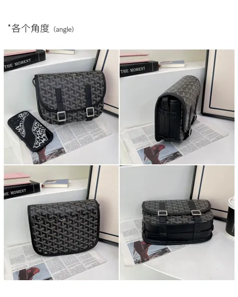 Goyard Saint Louis PM Black and White Monogram Crossbody Bag - 7