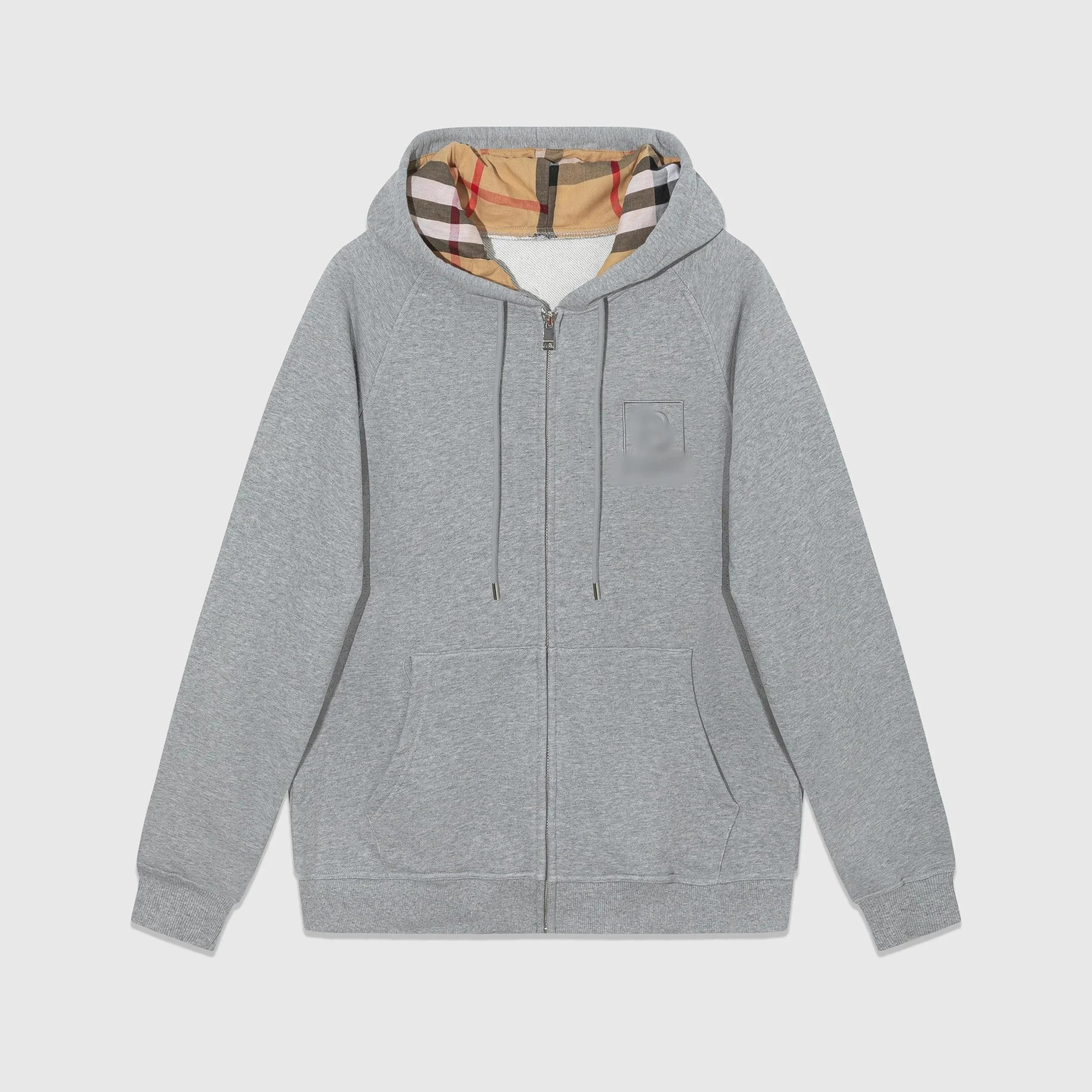 Burberry Hoodies & Sweatshirts Hooded with Check Accents and Logo Print — 18