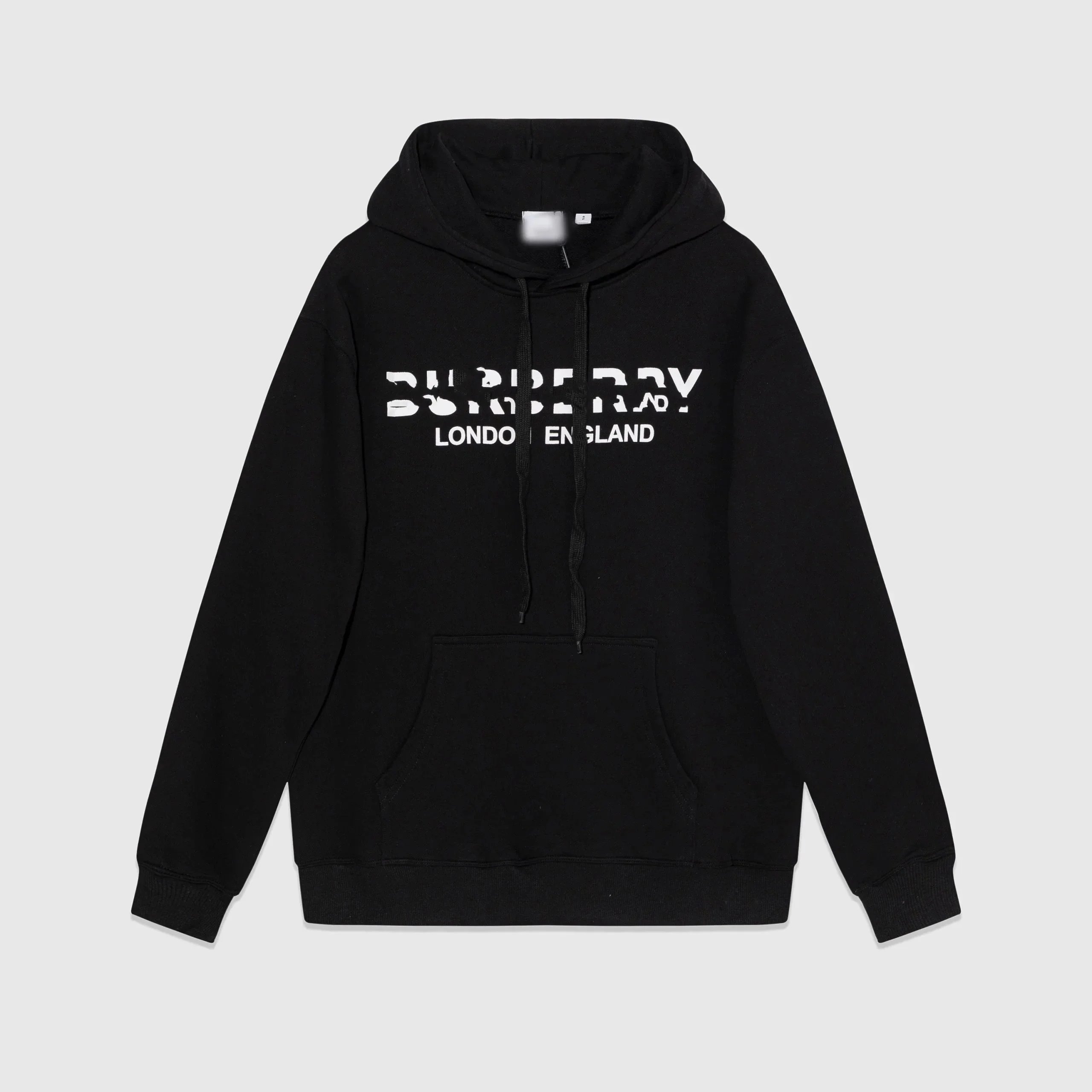 Burberry Hoodies & Sweatshirts Hooded with Check Accents and Logo Print — 09