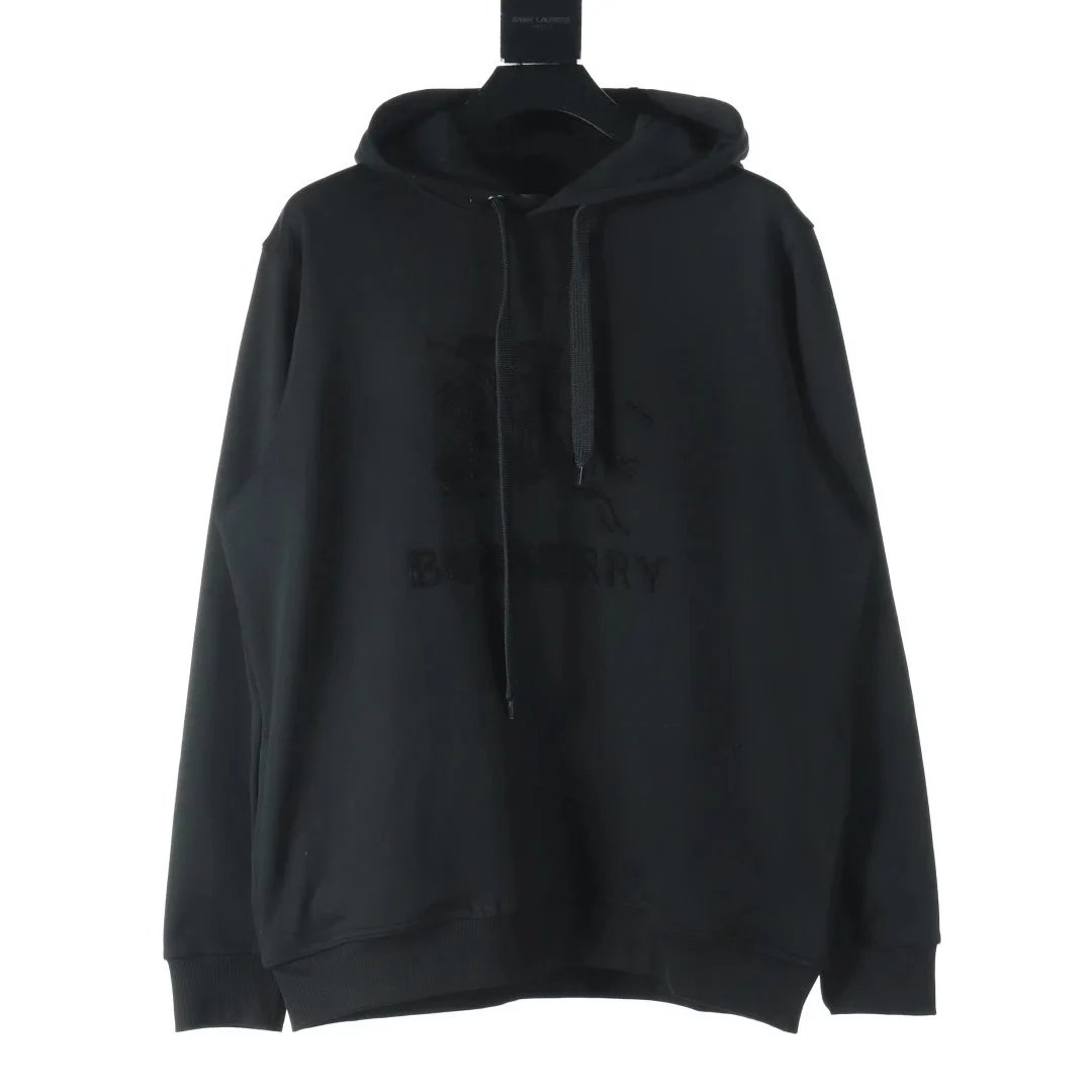 Burberry Hoodies & Sweatshirts Hooded with Check Accents and Logo Print — 26