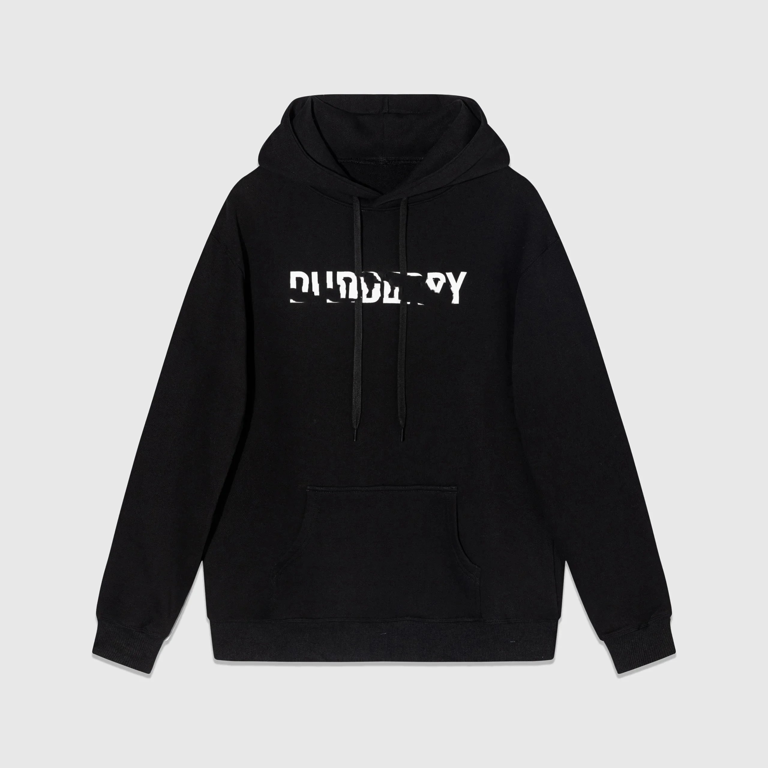 Burberry Hoodies & Sweatshirts Hooded with Check Accents and Logo Print — 04