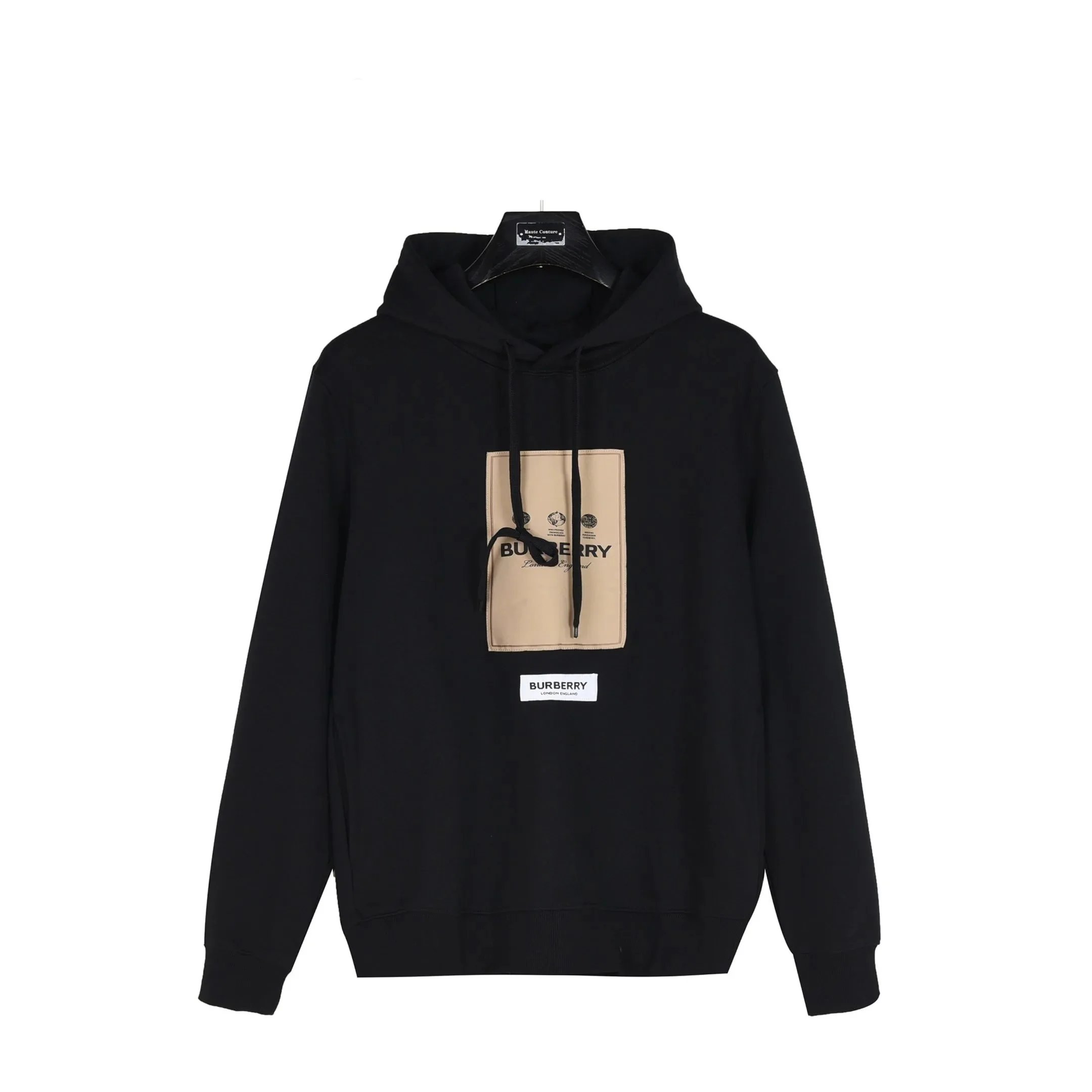 Burberry Hoodies & Sweatshirts Hooded with Check Accents and Logo Print — 28