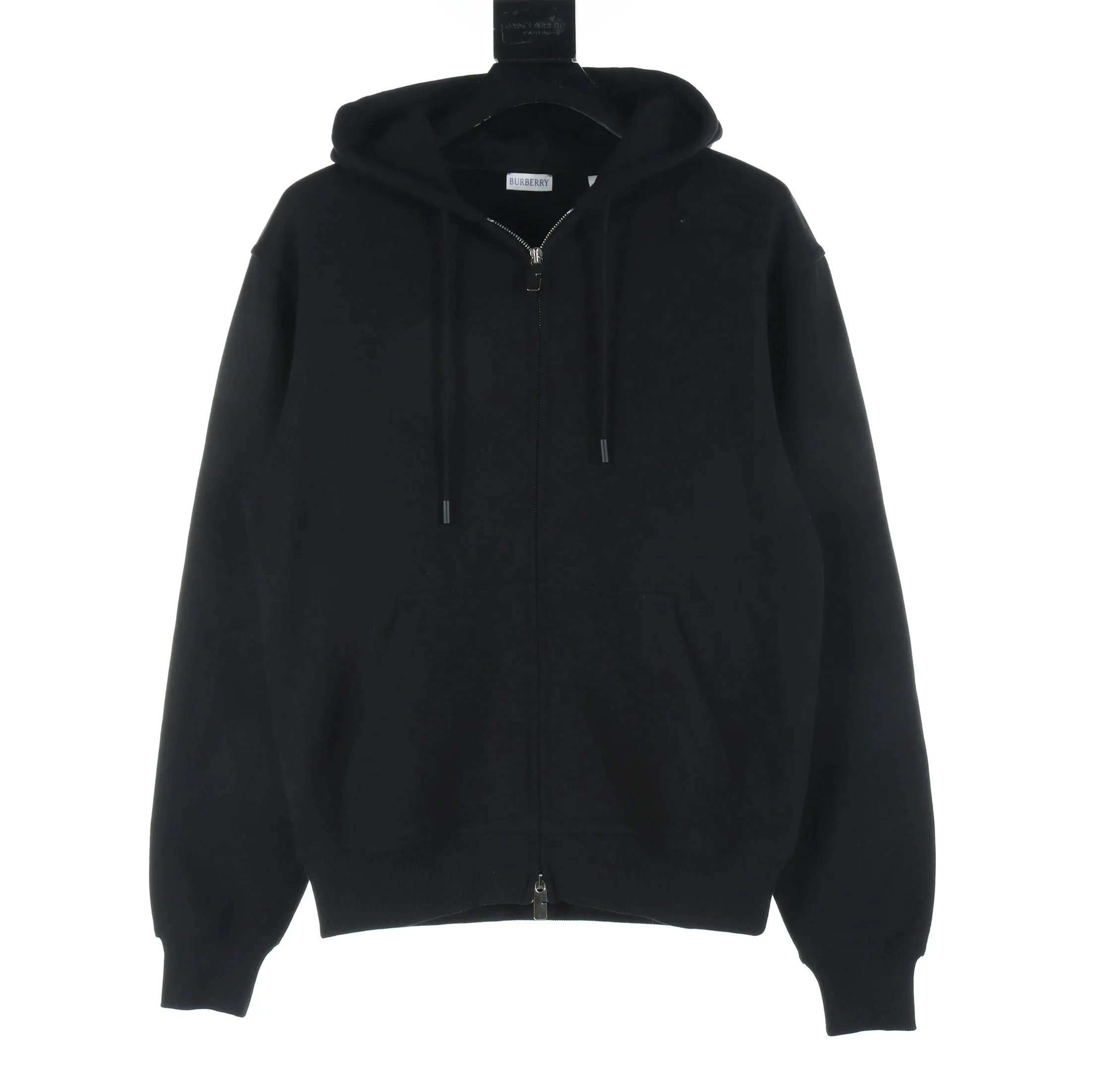 Burberry Hoodies & Sweatshirts Hooded with Check Accents and Logo Print — 36
