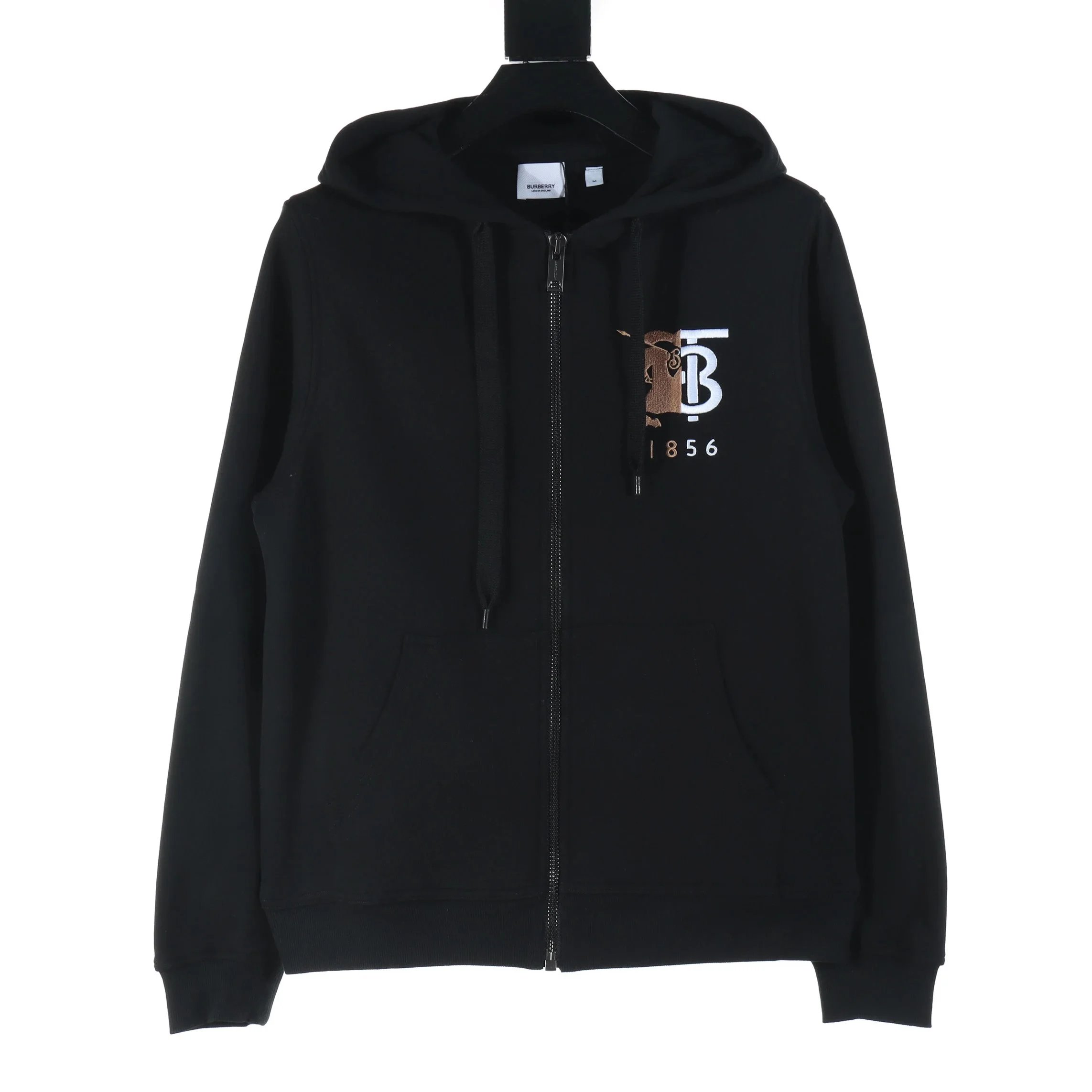 Burberry Hoodies & Sweatshirts Hooded with Check Accents and Logo Print — 32