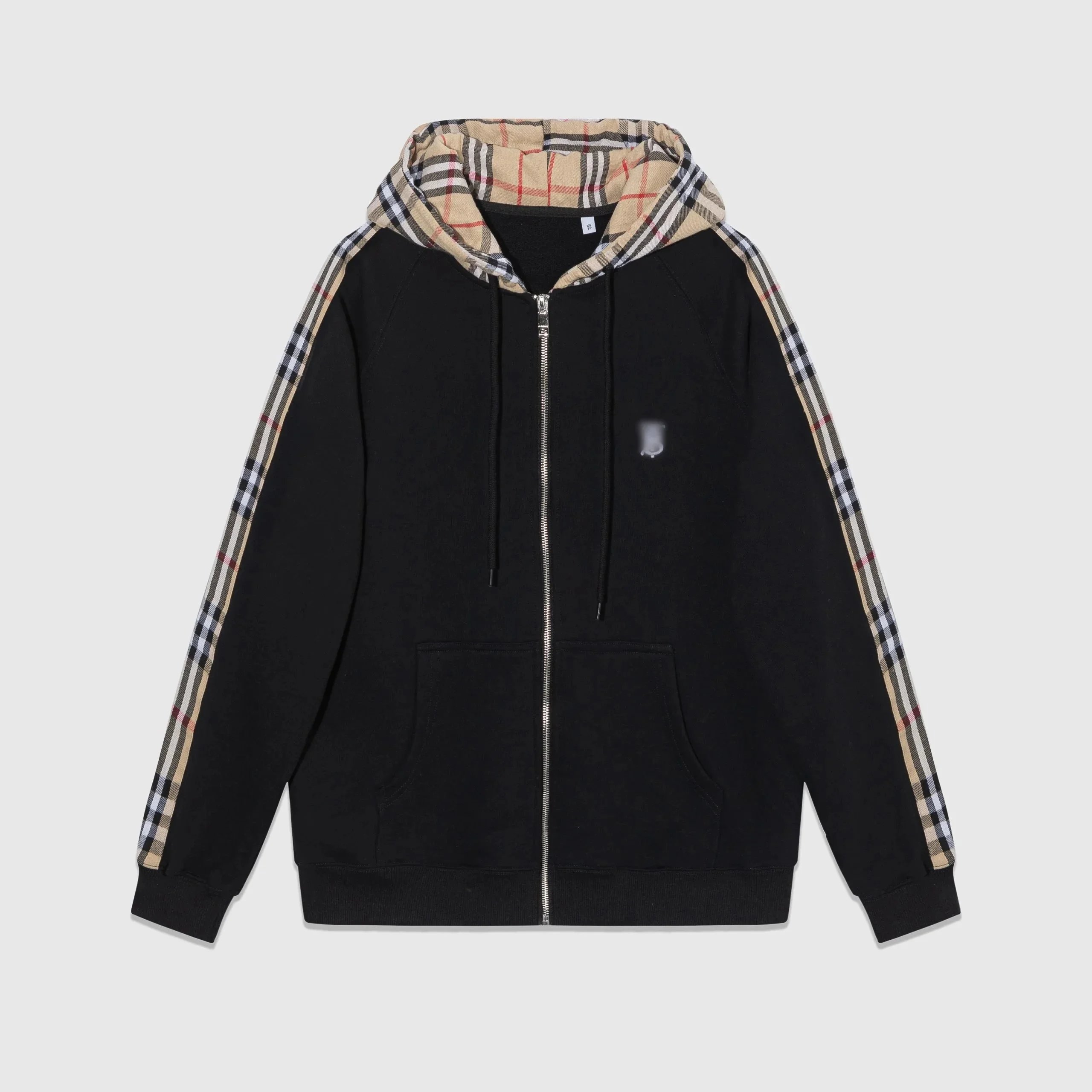 Burberry Hoodies & Sweatshirts Hooded with Check Accents and Logo Print — 21