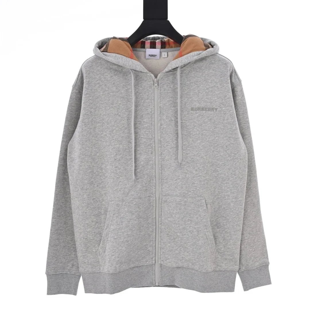 Burberry Hoodies & Sweatshirts Hooded with Check Accents and Logo Print — 23