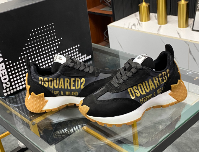 DSQUARED2 Sneakers Low-Top Logo-Print — 12