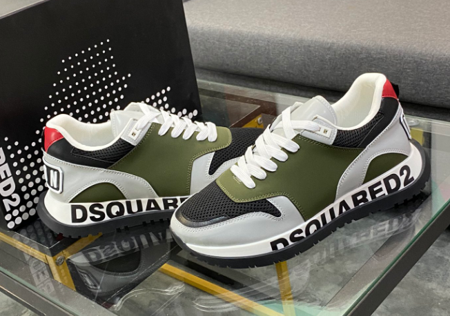 DSQUARED2 Sneakers Low-Top Logo-Print — 15