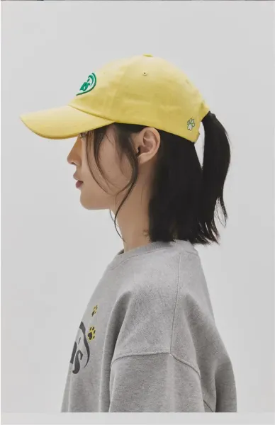 Design Emis Logo Embroidered Baseball Cap Green Baseball Cap - 3