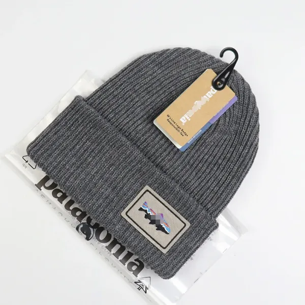 Patagonia Fish Logo Beanie Mustard Yellow Beanie - 6
