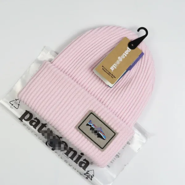 Patagonia Fish Logo Beanie Mustard Yellow Beanie - 20