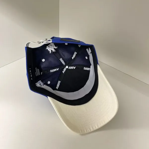 Design Gothic Script Embroidered Two-Tone Baseball Cap - 9