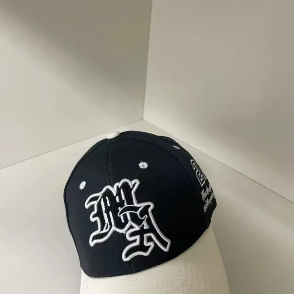 Design Gothic Script Embroidered Two-Tone Baseball Cap - 14