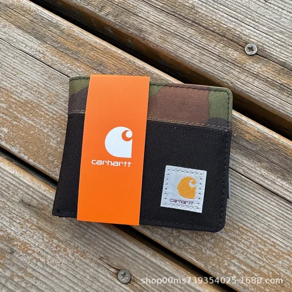 Carhartt Wallet Camo / Black Short Wallet - 1