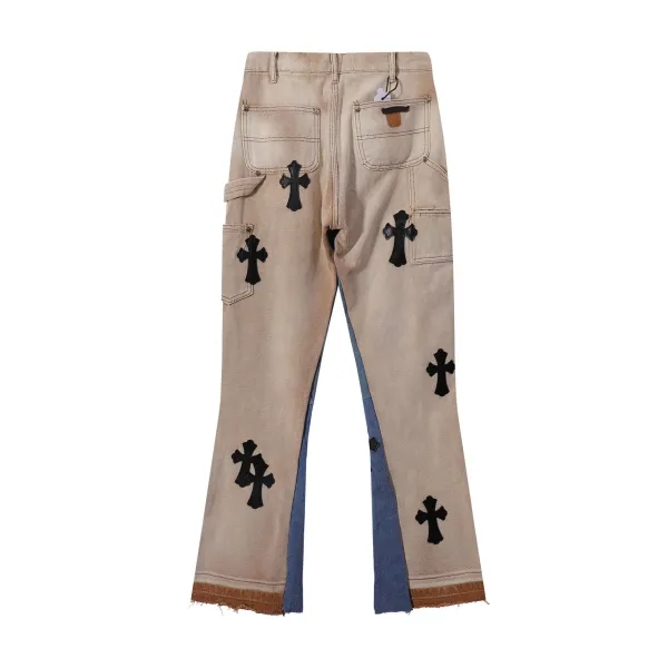 Chrome Hearts Cross Patchwork Denim Jeans - 6