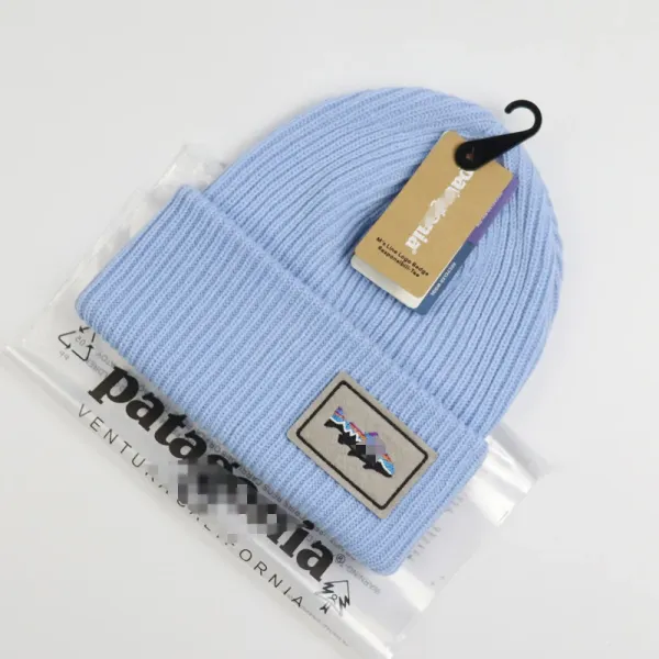 Patagonia Fish Logo Beanie Mustard Yellow Beanie - 22