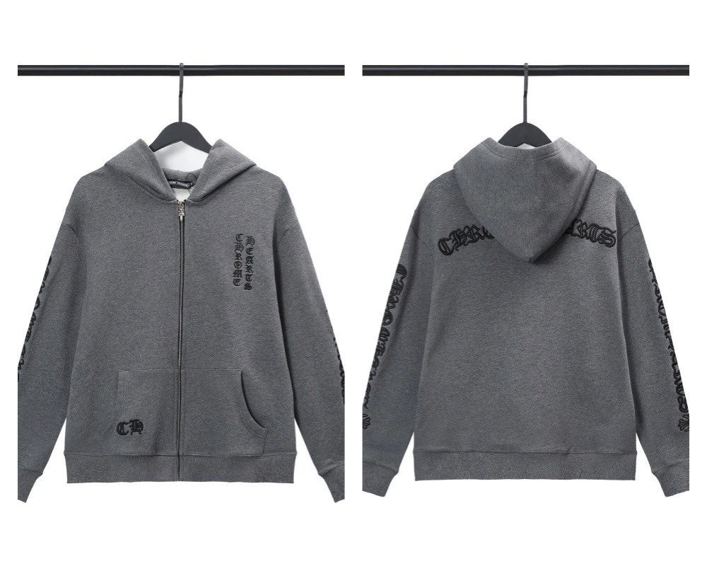 Chrome Hearts Sanskrit Cross Zip Hoodie photo 7