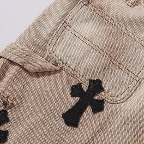 Chrome Hearts Cross Patchwork Denim Jeans - 9