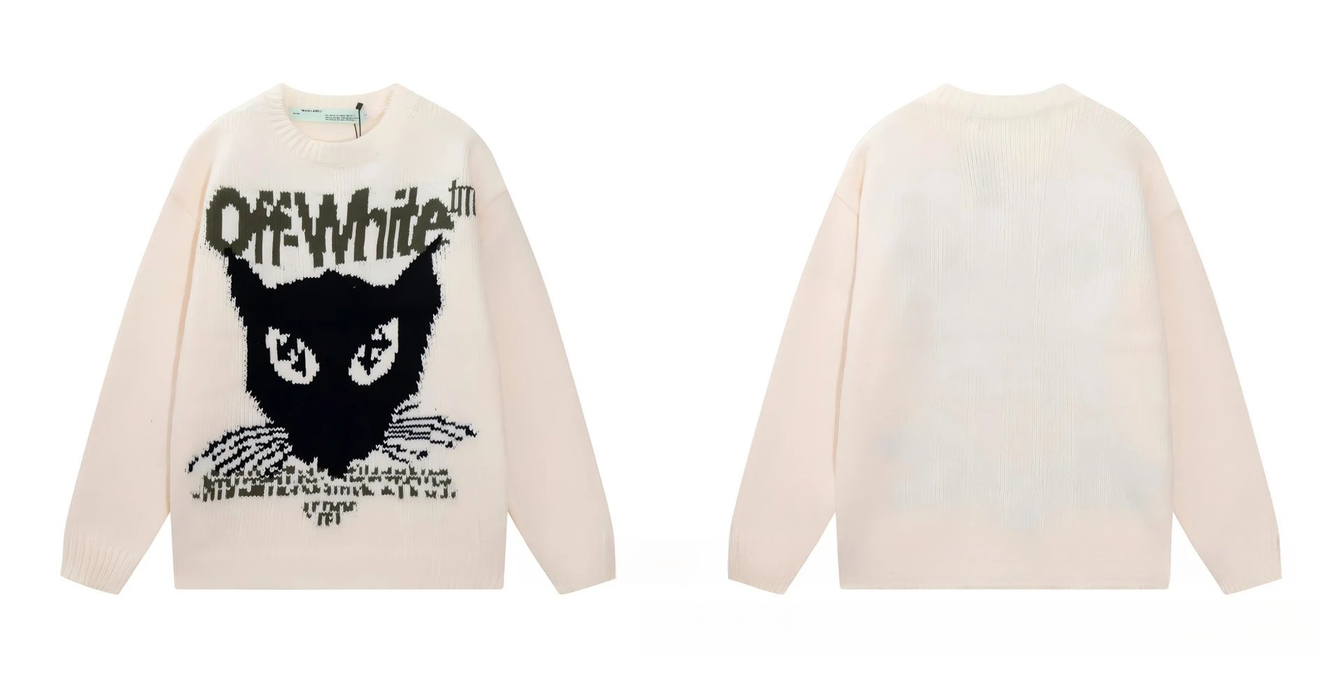 Off-White Logo Pattern Oversized Hoodie photo 6