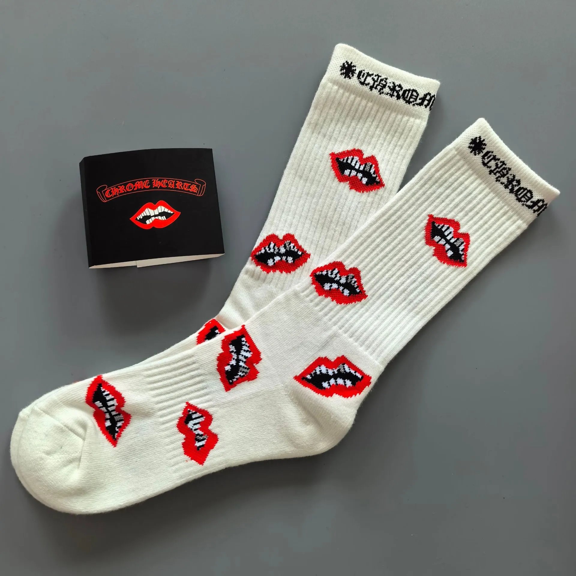 Chrome Hearts Socks Graphic Crew — 26