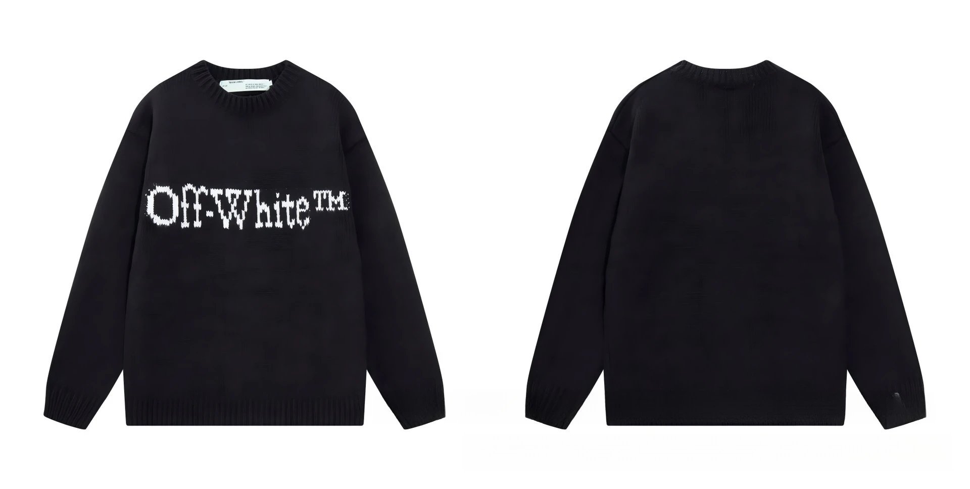 Off-White Logo Pattern Oversized Hoodie photo 7