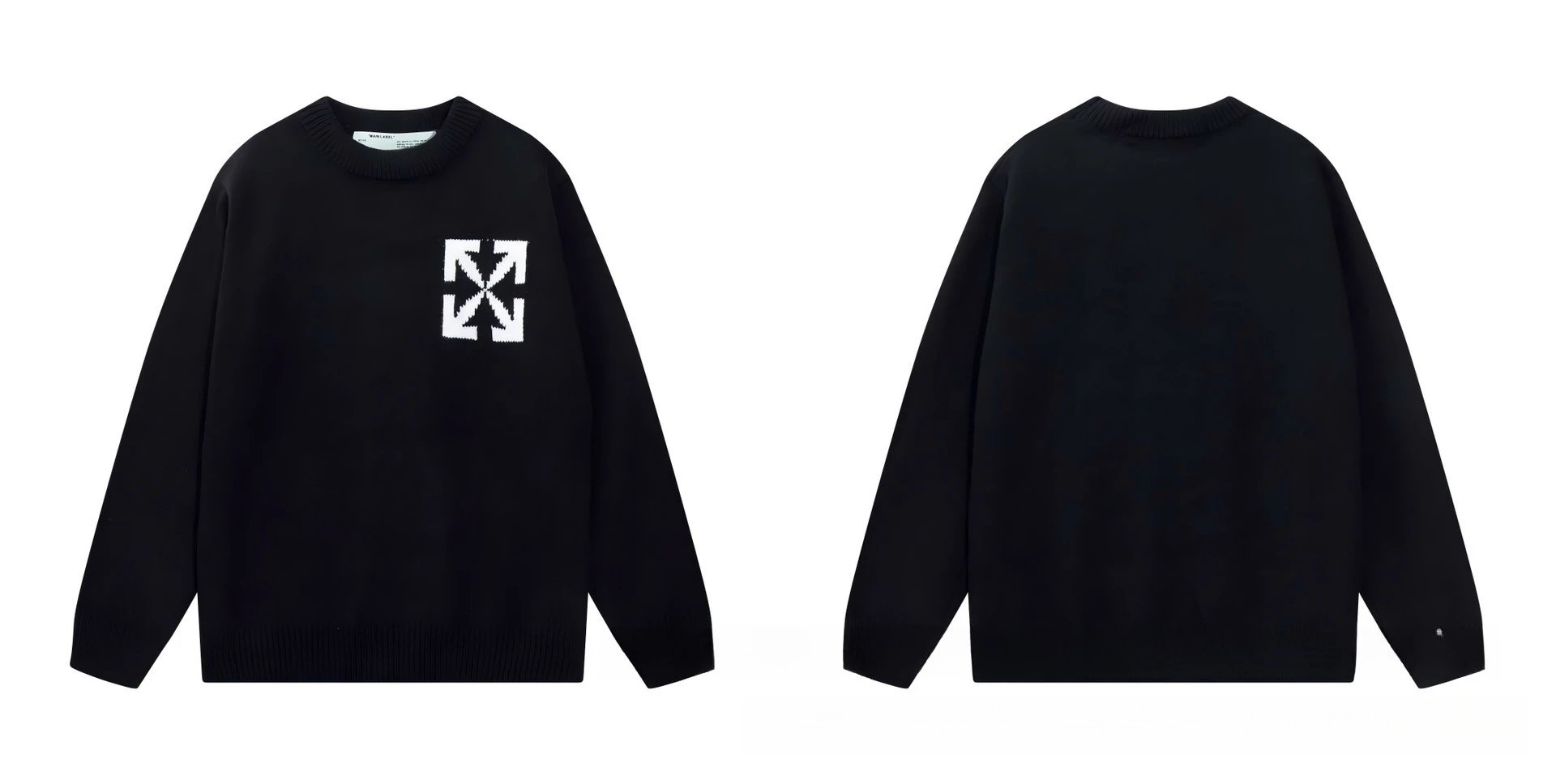 Off-White Logo Pattern Oversized Hoodie photo 4