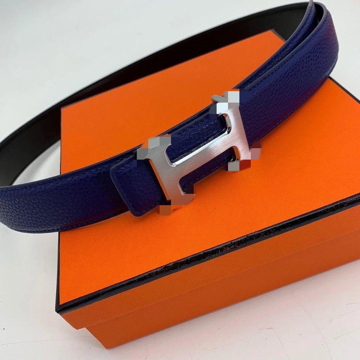 H&M Lychee Grain Leather Belt photo 7