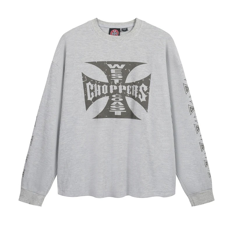 ERD Waffle Knit Long Sleeve T-Shirt photo 2