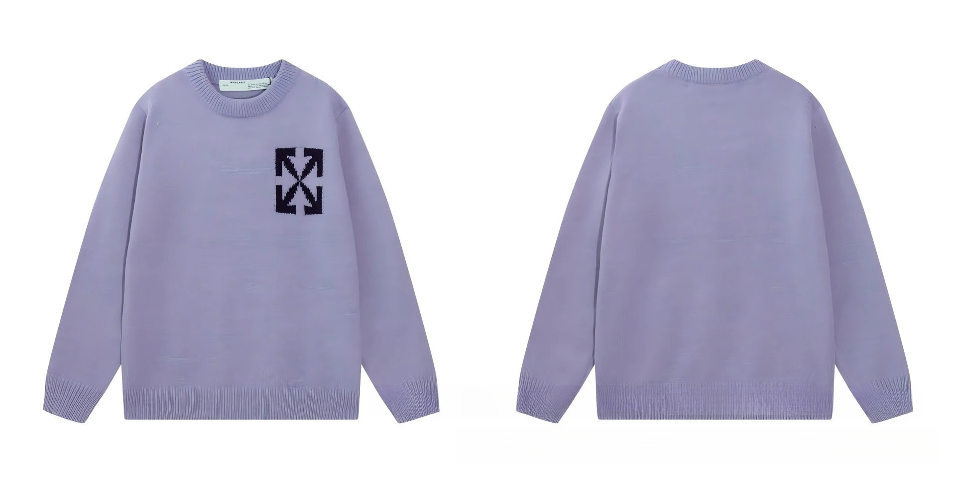 Off-White Logo Pattern Oversized Hoodie photo 5