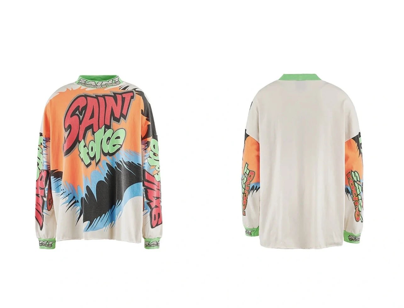 American Street Hip Hop Vintage Long Sleeve T-Shirt photo 8