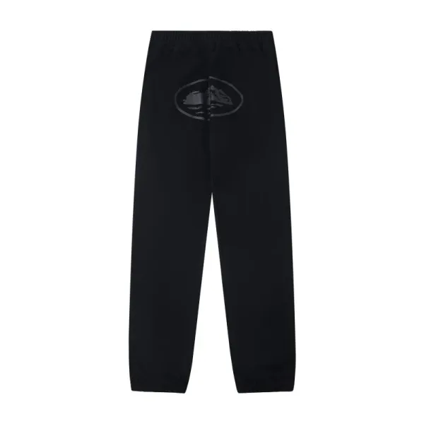 Balenciaga Logo-Print Black Sweatpants - 1