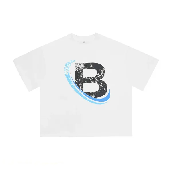 Design Graphic Clown Face Print Black Oversized T-Shirt - 13