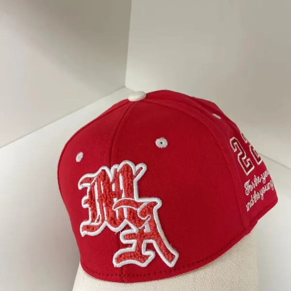 Design Gothic Script Embroidered Two-Tone Baseball Cap - 26