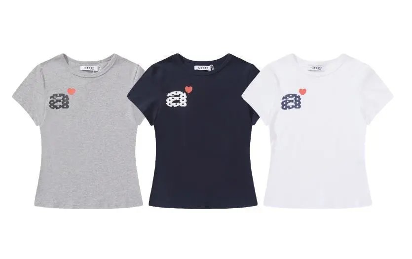 Heart Logo T-Shirt with Polo Collar photo 8