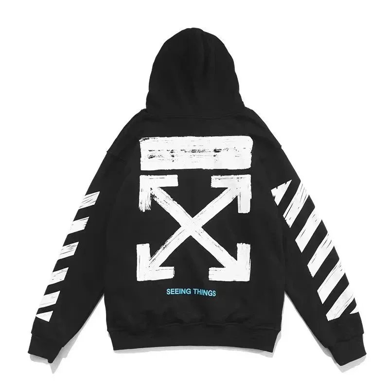 Off-White Graphic Print Hooded Sweatshirts product photo 2