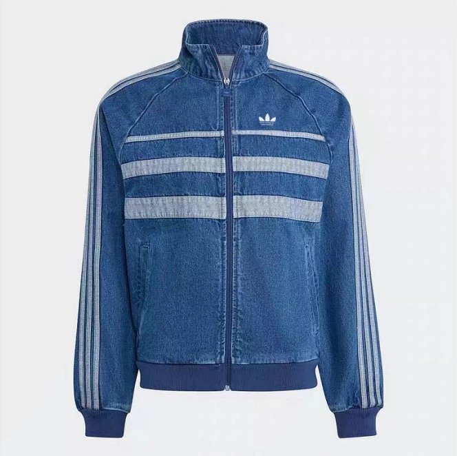 Adidas Classic Three Stripes Denim Jacket