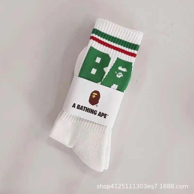 BAPE Towel Bottom Socks Mid-Calf photo 2