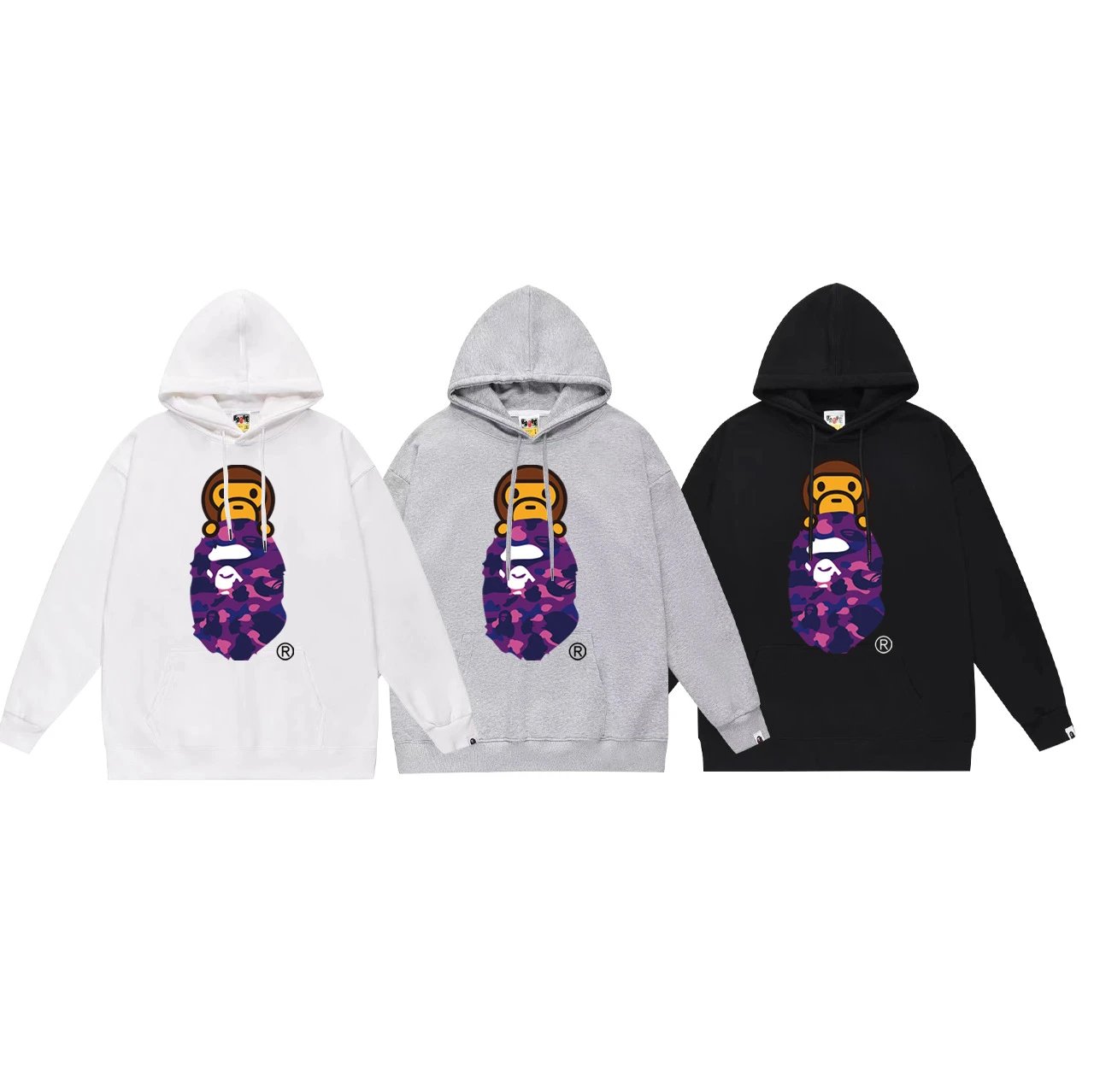 BAPE Graphic Print Pullover Hoodie Collection product photo 2
