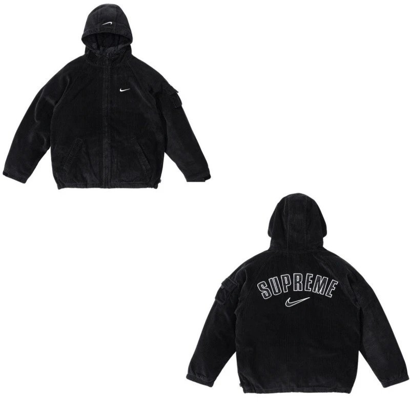 D421Supreme Nike Arc Corduroy Hooded Jacket 灯芯绒